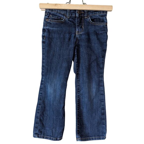 OshKosh B'gosh Other - B'Gosh Girls Medium Wash Boot Cut Blue Jeans Adjustable Waist Size 4T